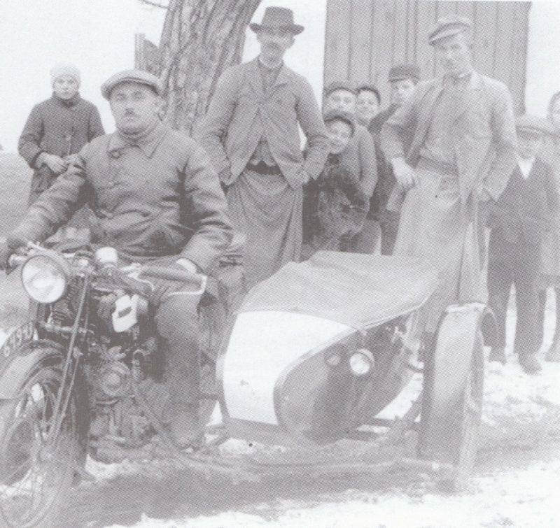 erstes Motorrad 1924