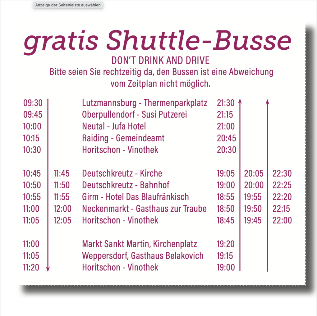 Bus-Shuttle rotweinOpening 2023