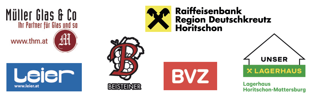 Logos der Unterstützer für das rotweinOpening 2024